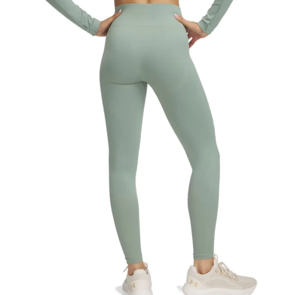 Broeken < Under Armour UA Train Seamess egging Dames - Siica Green/Wit