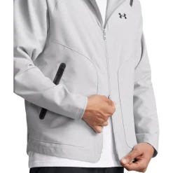 Jassen & Vesten < Under Armour UA Unstoppable Left Chest Jas Heren - Halo Gray/Zwart