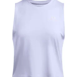 Under Armour UA Vanish Energy Crop Tanktop Dames - Celeste/White