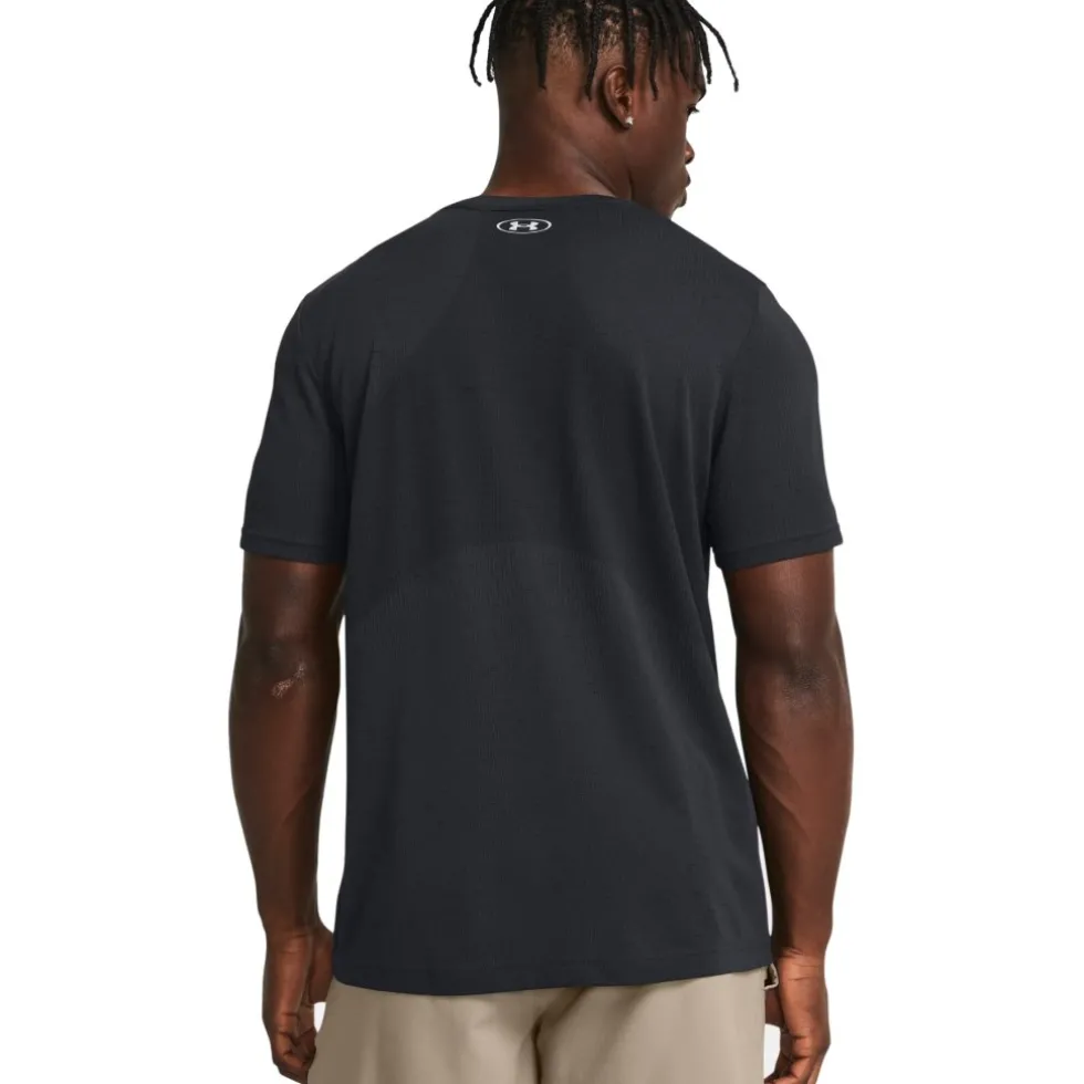 Under Armour UA Vanish Seamless Shirt met Korte Mouwen Heren - Zwart/Mod Gray