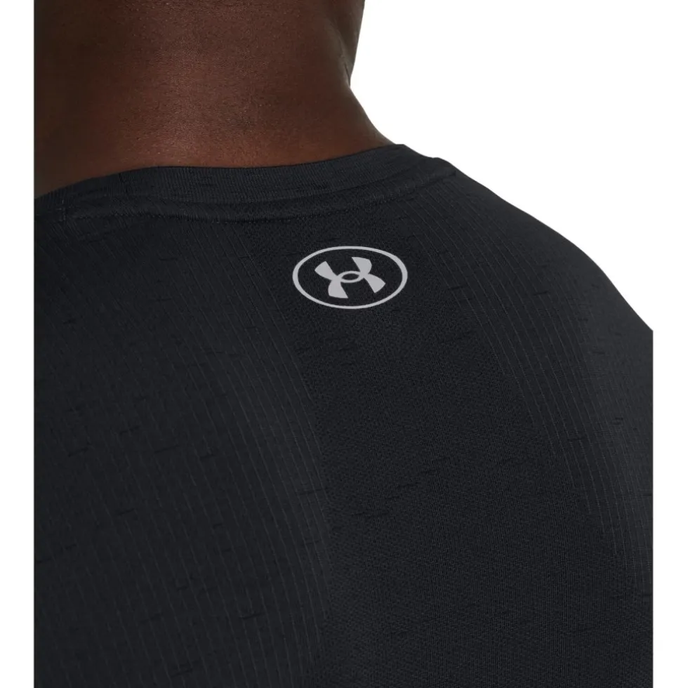 Under Armour UA Vanish Seamless Shirt met Korte Mouwen Heren - Zwart/Mod Gray