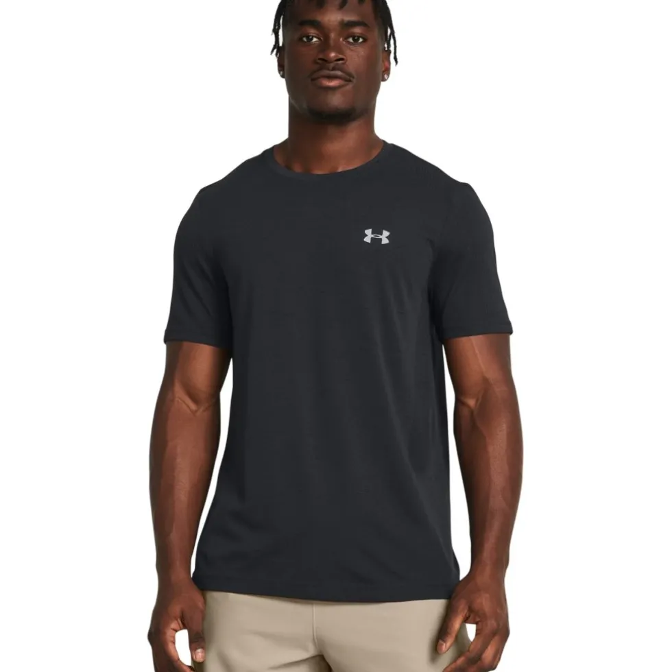 Under Armour UA Vanish Seamless Shirt met Korte Mouwen Heren - Zwart/Mod Gray