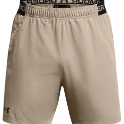 Under Armour UA Vanish Woven Shorts 15 cm Heren - Timberwolf Taupe/Black