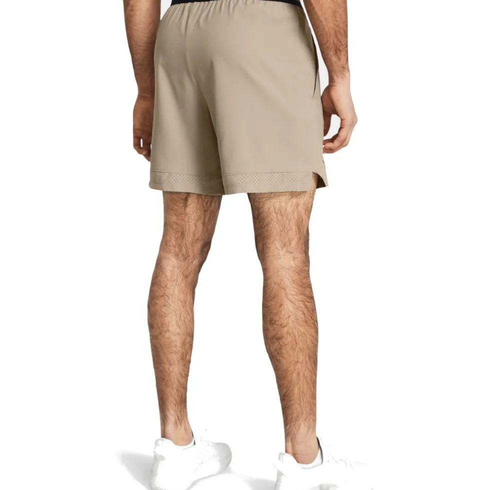 Under Armour UA Vanish Woven Shorts 15 cm Heren - Timberwolf Taupe/Black