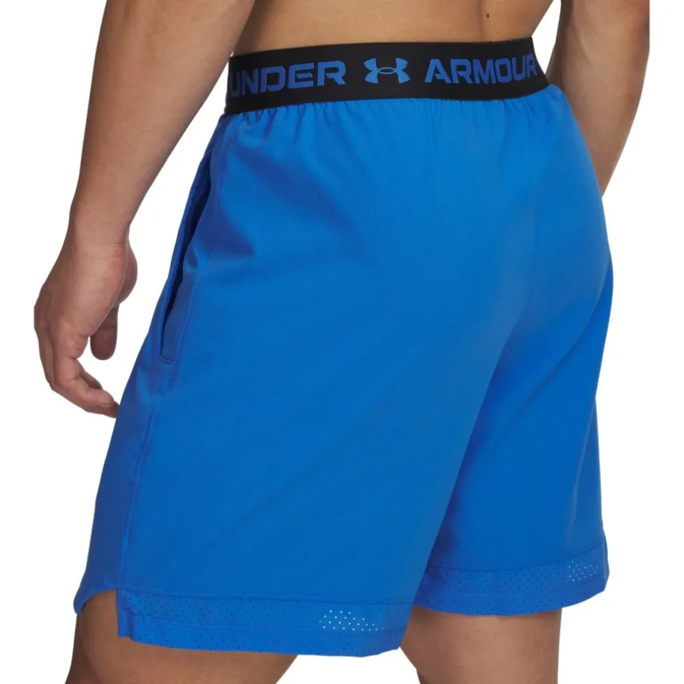 Under Armour UA Vanish Woven Shorts 15 cm Heren - Blue Atlantis/Black