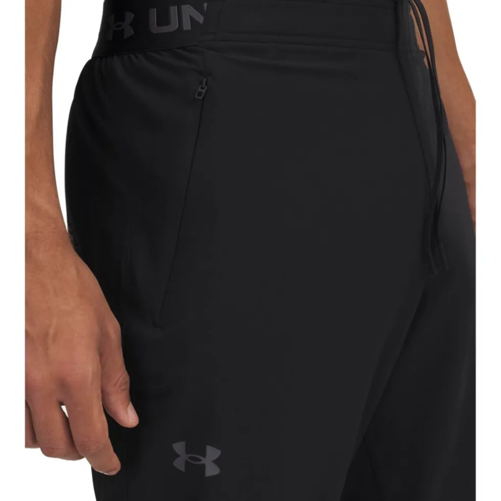 Under Armour UA Vanish Woven Tapered Broek Heren - Zwart/Castlerock