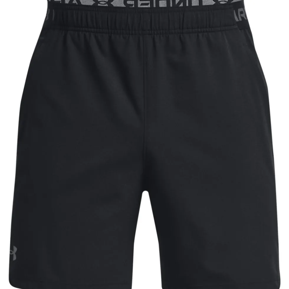 Under Armour UA Vanish Woven Shorts 15 cm Heren - Zwart/Pitch Gray