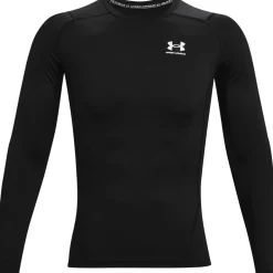 Under Armour HeatGear® Armour Shirt met Lange Mouwen Heren - Zwar/Wit
