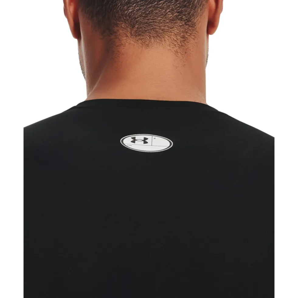 Under Armour HeatGear® Armour Shirt met Lange Mouwen Heren - Zwar/Wit
