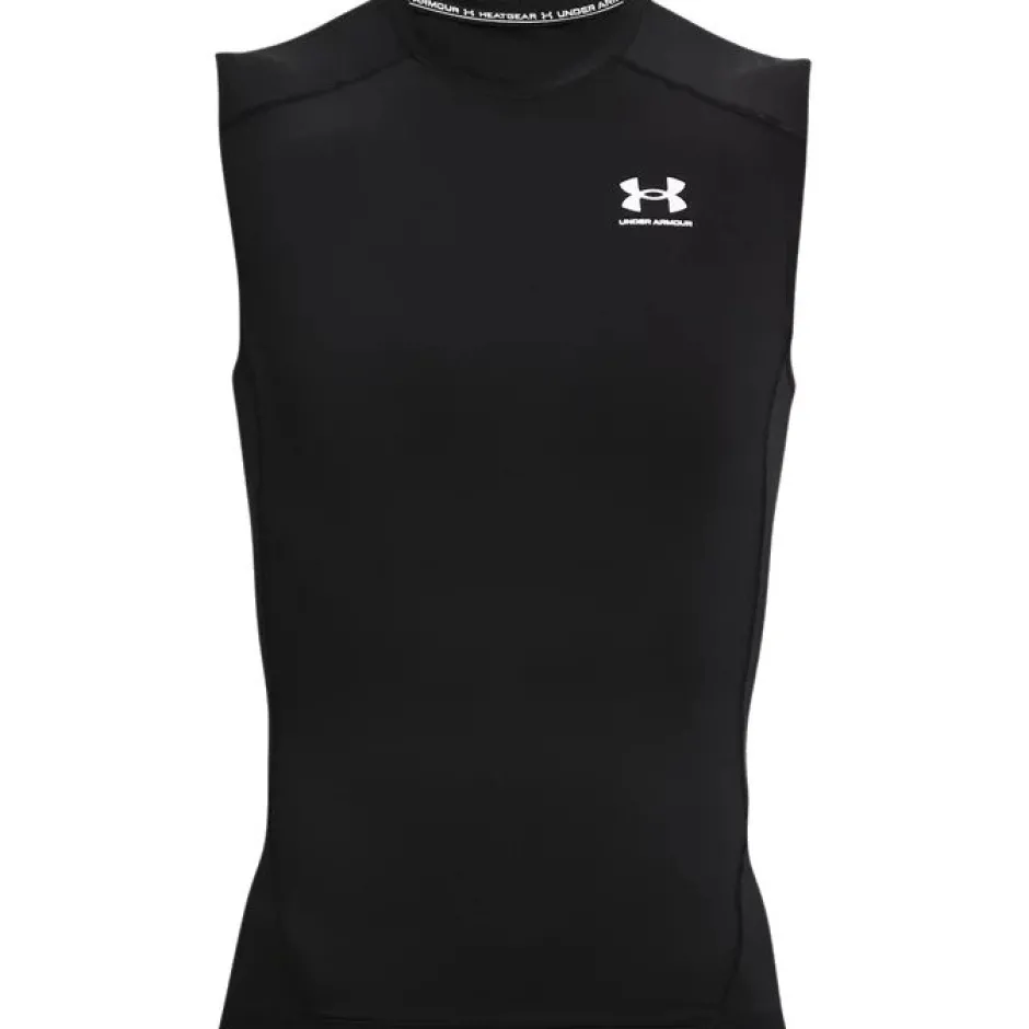 T-Shirts En Tops|T-Shirts & Tops < Under Armour HeatGear® Arour hirt zonder ouwen Heren - Zwart/Wit