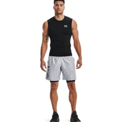 T-Shirts En Tops|T-Shirts & Tops < Under Armour HeatGear® Arour hirt zonder ouwen Heren - Zwart/Wit
