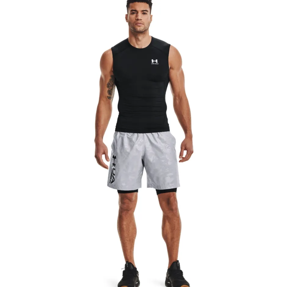 T-Shirts En Tops|T-Shirts & Tops < Under Armour HeatGear® Arour hirt zonder ouwen Heren - Zwart/Wit