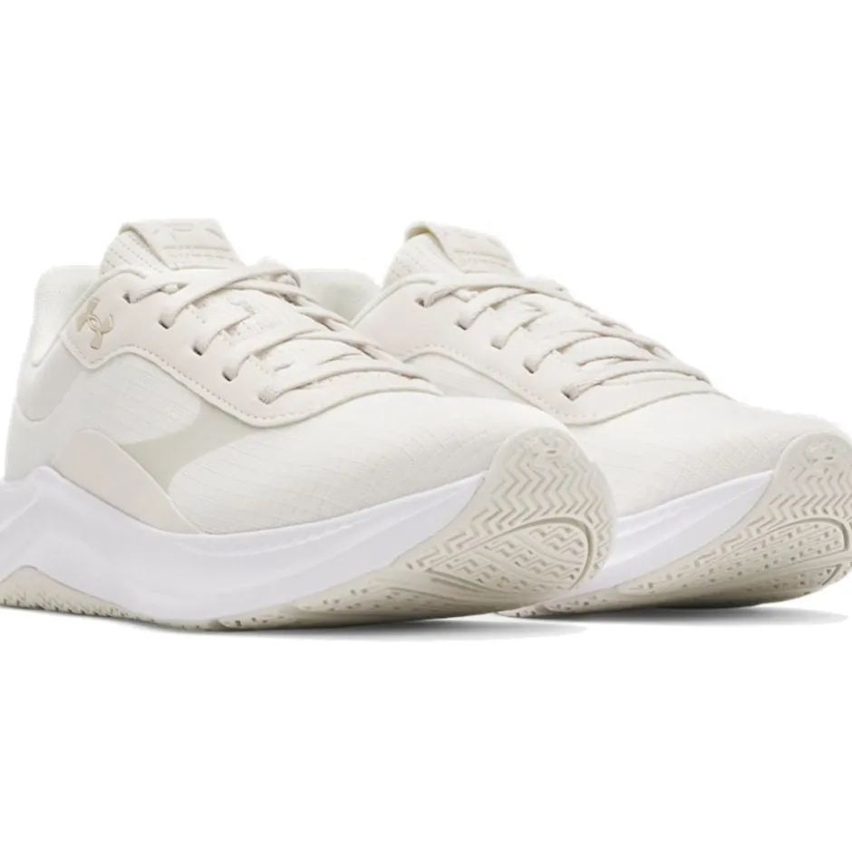 Fitness Schoenen|Schoenen < Under Armour UA Aurora 3 Fitness-Schoenen Dames - Wit/Khaki Base