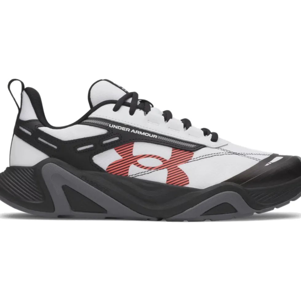 Under Armour UA Charged Commit TR 5 Hardloopschoenen Heren - White/Black/Venom Red