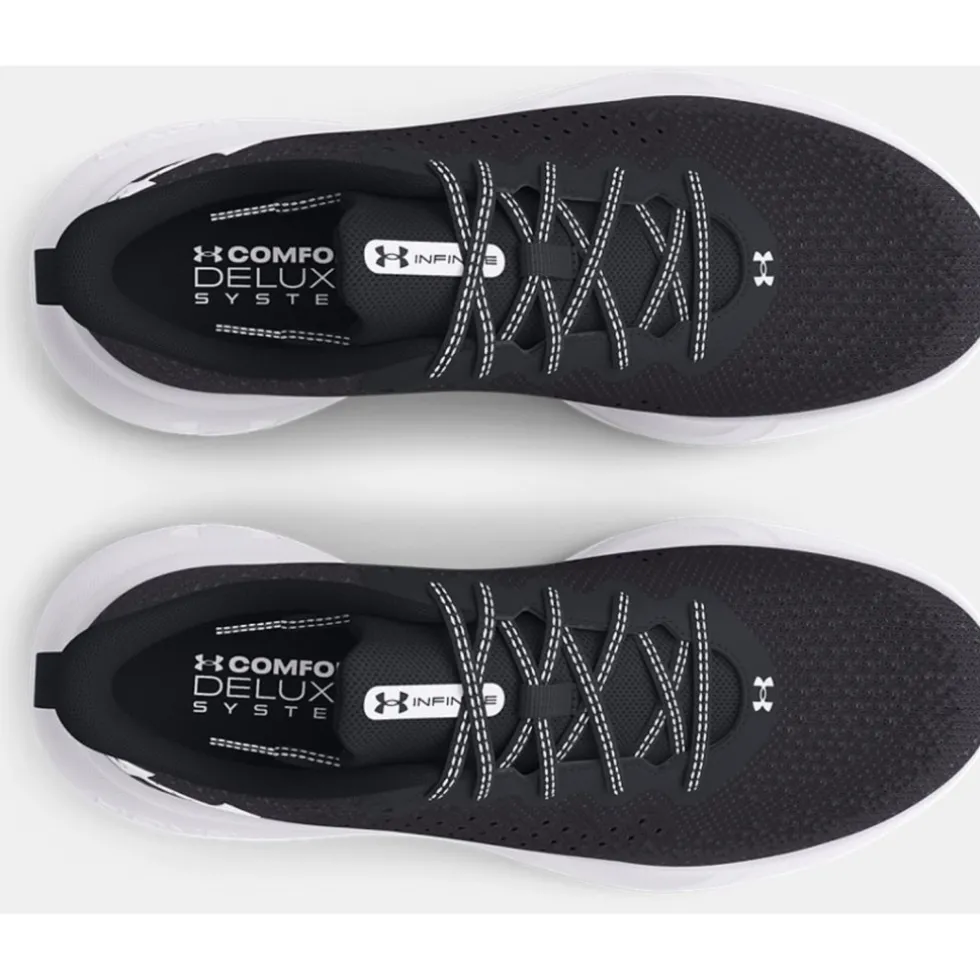 Under Armour UA Infinite Hardloopschoenen Heren - Zwart/Zwart/Wit