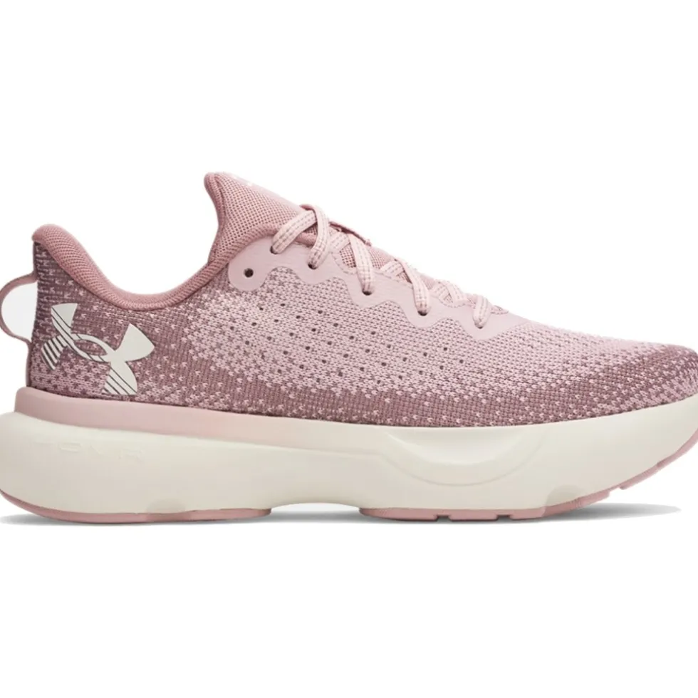 Under Armour UA Infinite Hardloopschoenen Dames - Tourmaline Pink/Maroon Mist/Summit White
