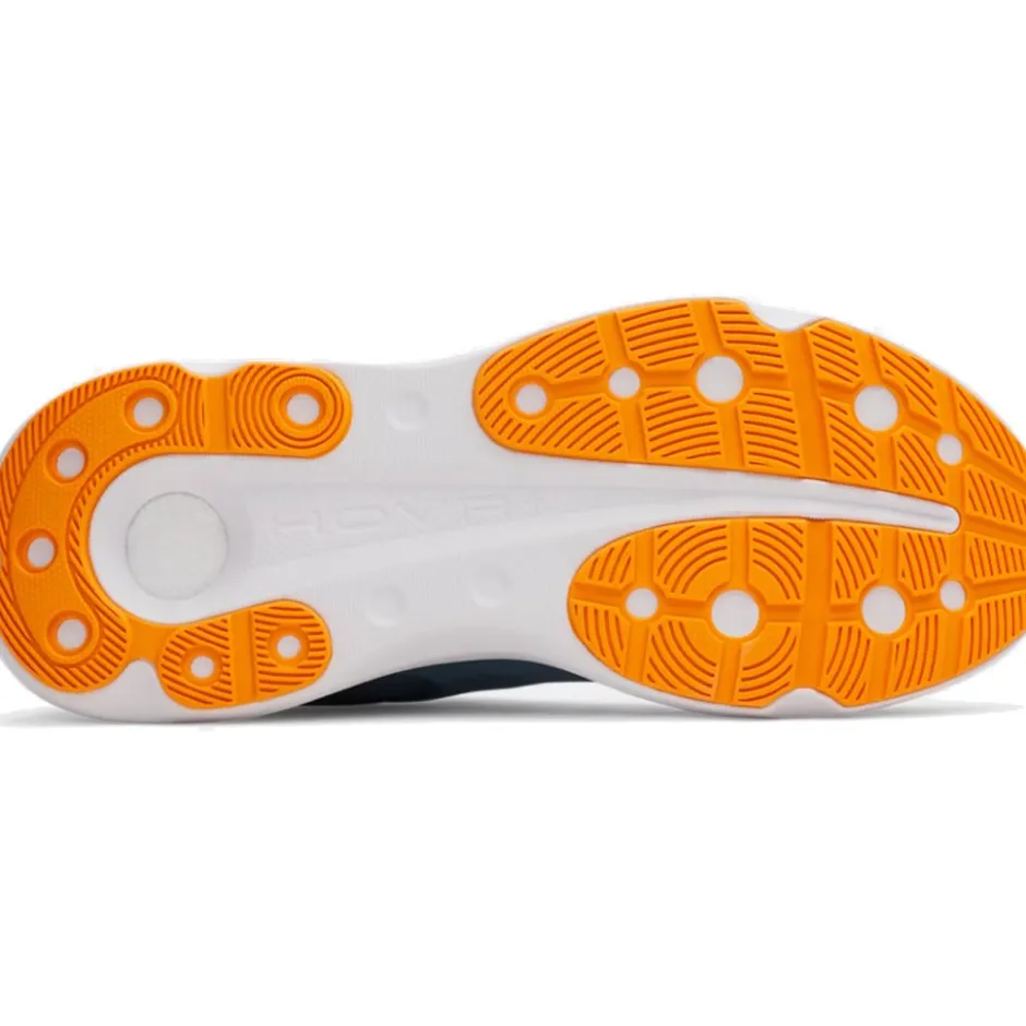 Hardloopschoenen Voor Op De Weg|Hardloopschoenen Heren < Under Armour UA Infinite Pro 2 Hardloopschoenen Heren - Blue Smoke/Squad Orange/Blue Calm