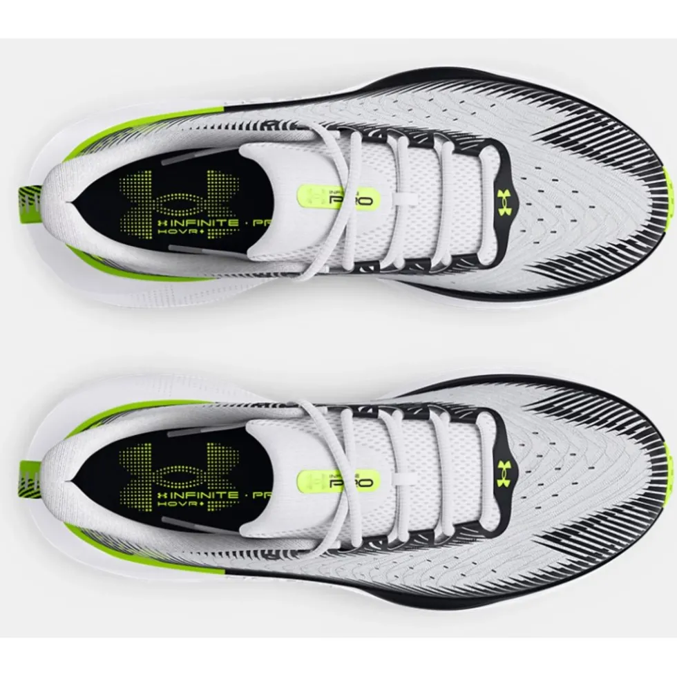 Under Armour UA Infinite Pro Hardloopschoenen Dames - Wit/Halo Gray/Zwart
