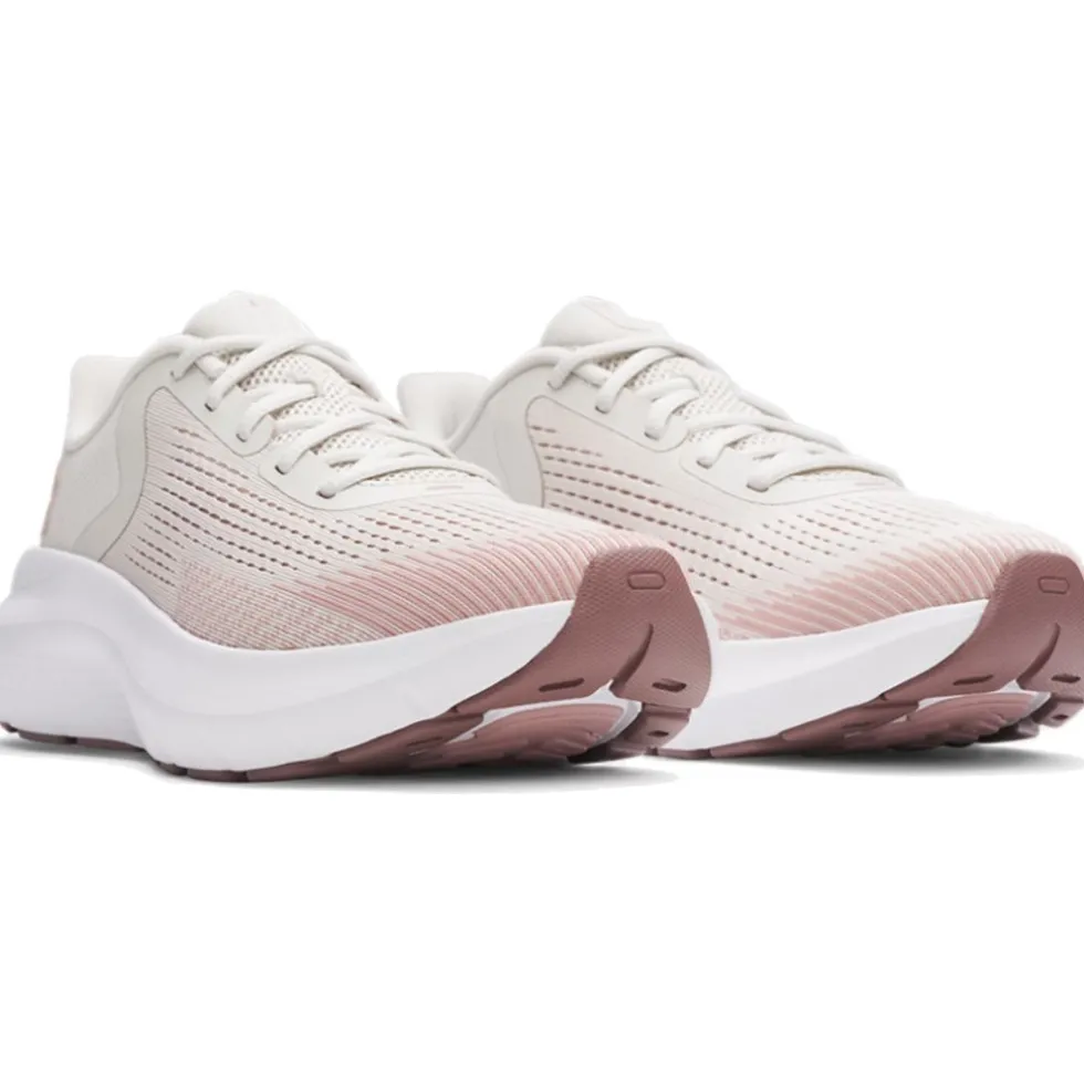 Under Armour UA Rogue 5 Hardloopschoenen Dames - Wit/Tourmaline Pink
