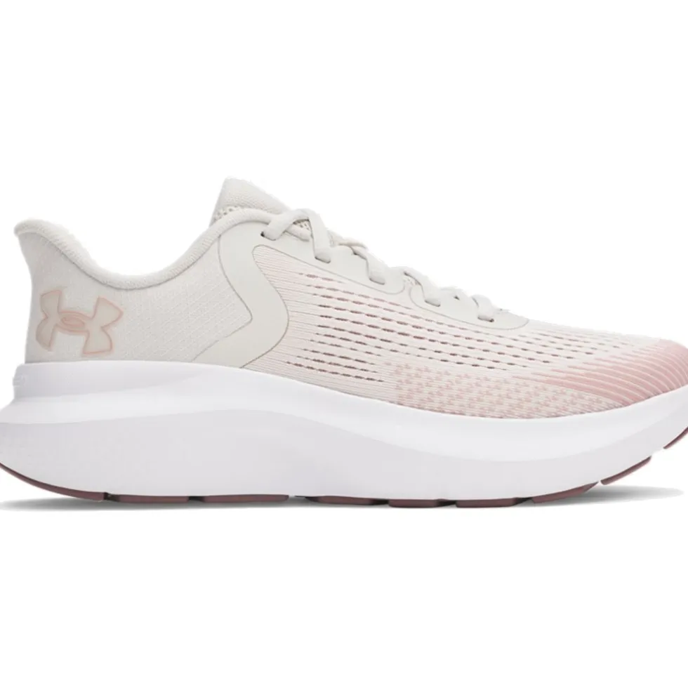 Under Armour UA Rogue 5 Hardloopschoenen Dames - Wit/Tourmaline Pink