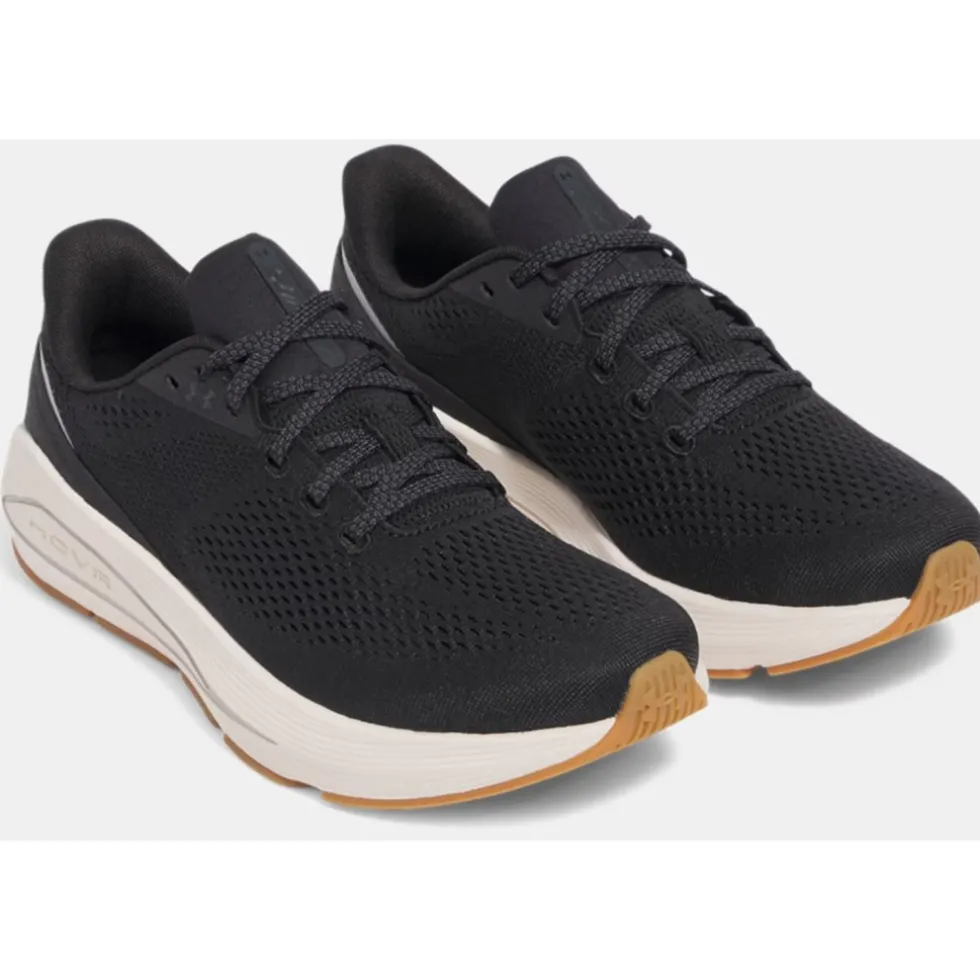 Under Armour UA Sonic 7 Hardloopschoenen Dames - Zwart/Stone/Anthracite