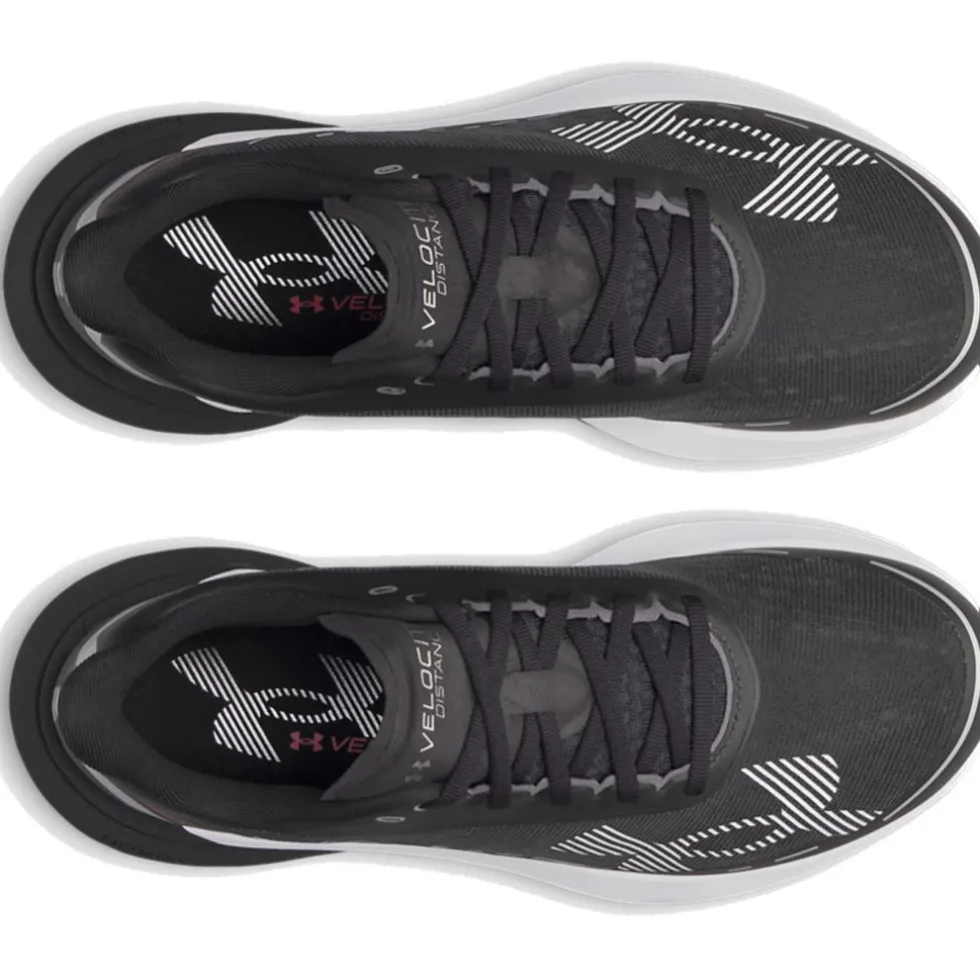 Under Armour UA Velociti Distance Hardloopschoenen Heren - Black/Black/White