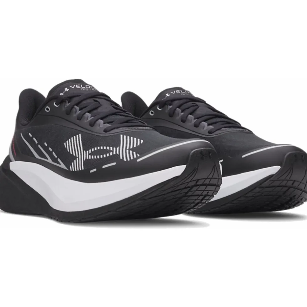 Under Armour UA Velociti Distance Hardloopschoenen Heren - Black/Black/White