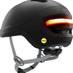 E-Bike Helmen < UNIT 1 NEON ip ie he - Charcoa/Back