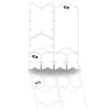 Unleazhed E-Frame Unscratch BP01-E S Onderbuis Beschermfolie voor het Frame - Clear Matt