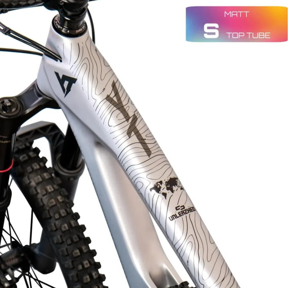 Stickers < Unleazhed Frame Unscratch BP01-S Bovenbuis Beschermfolie voor het Frame - Topolines Black Matt