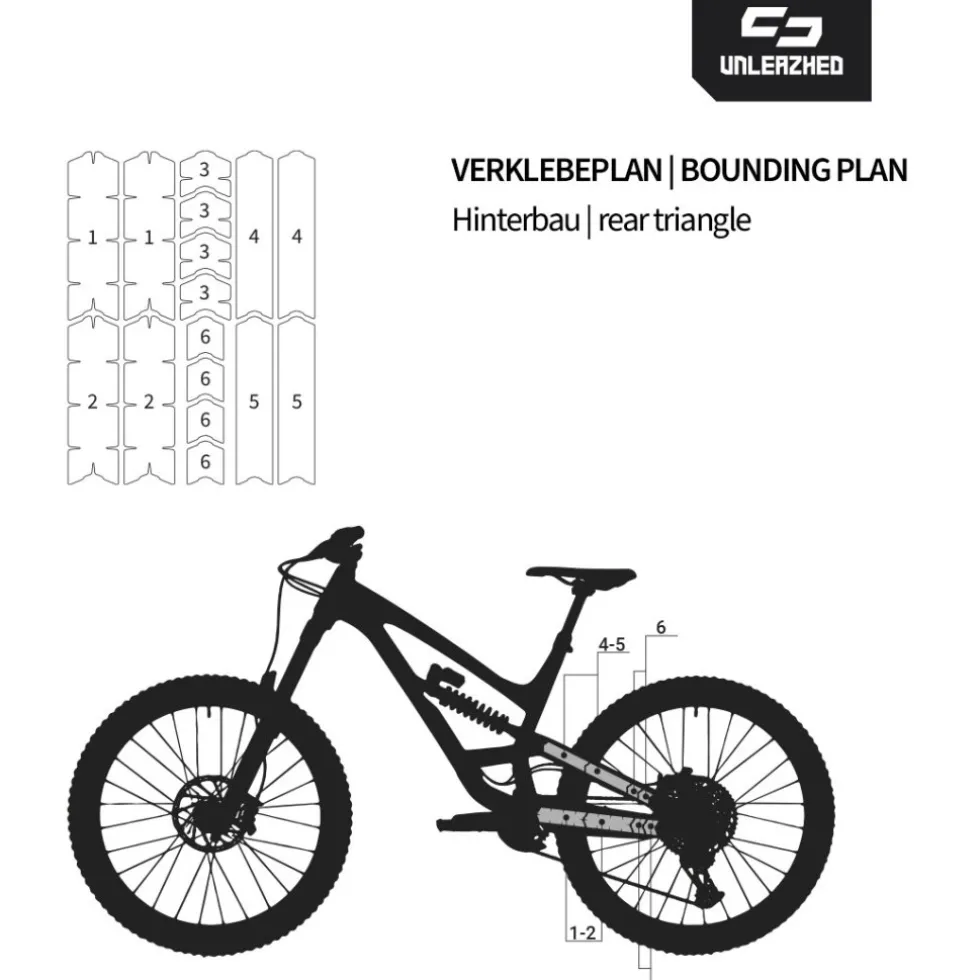 Unleazhed Frame Unscratch BP01-F XXL Beschermfolie voor het Frame - Fragment Black Matt