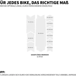 Stickers < Unleazhed Frame Unscratch BP01-S Bovenbuis Beschermfolie voor het Frame - Topolines Black Glossy