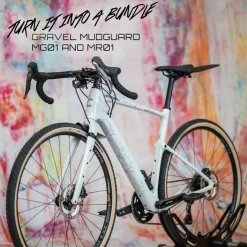 Stickers < Unleazhed Gravel Unscratch BPG01 Beschermfolie voor het Frame - Fragment Black Glossy