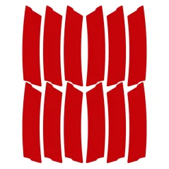 Unleazhed Lightning L03 Velgreflector - Rood