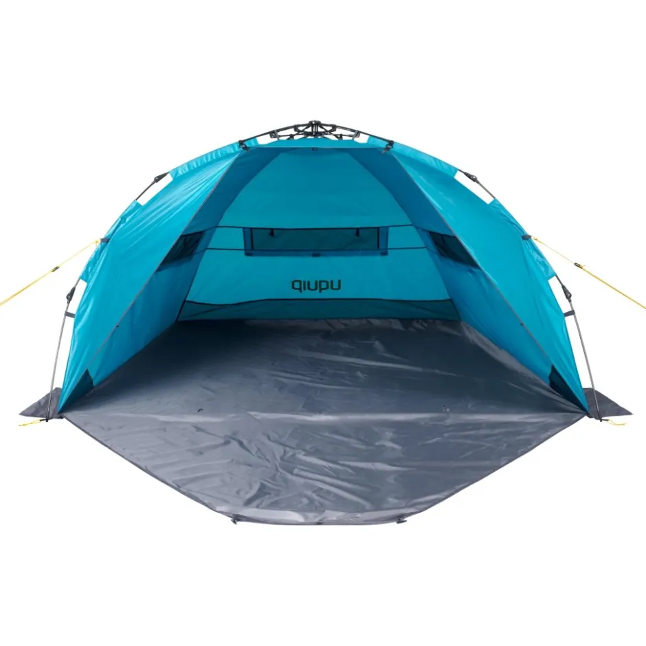 Tenten, Tarps & Hangmatten < Uquip Speedy XL Strandtent - petrol/grijs