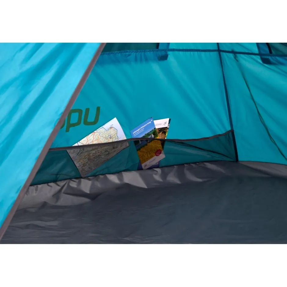 Tenten, Tarps & Hangmatten < Uquip Speedy XL Strandtent - petrol/grijs