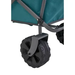 Uquip Buddy Foldable Beach Cart - petrol/grey