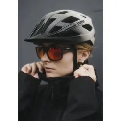 Alpine & Skibrillen < Uvex poise Zonnebril - black-demi matt/mirror green
