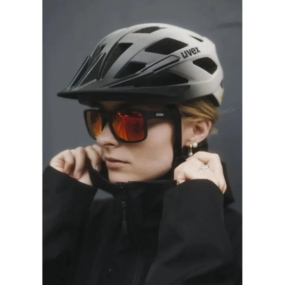 Alpine & Skibrillen < Uvex poise Zonnebril - black-demi matt/mirror green