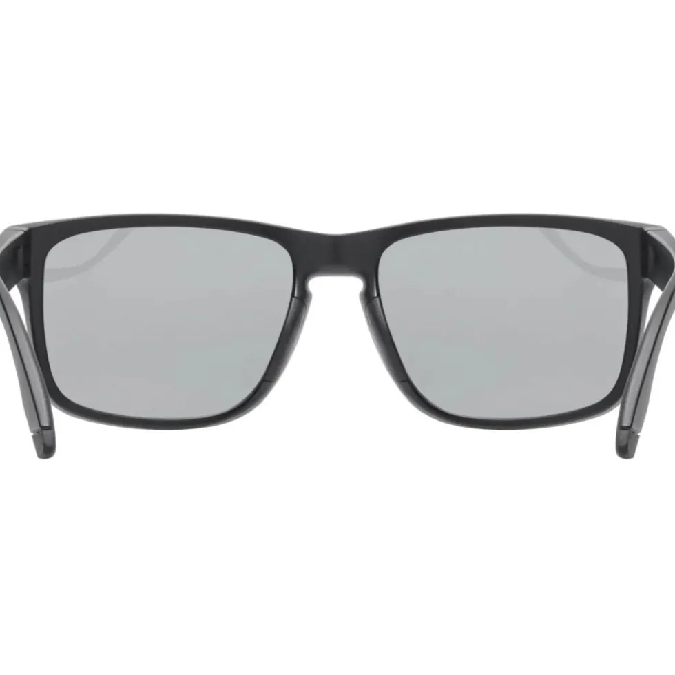 Uvex poise Zonnebril - black matt/mirror silver