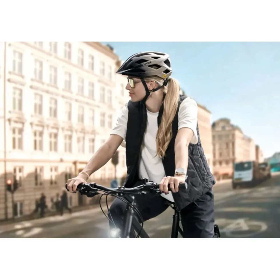 Uvex poise Zonnebril - black matt/mirror silver