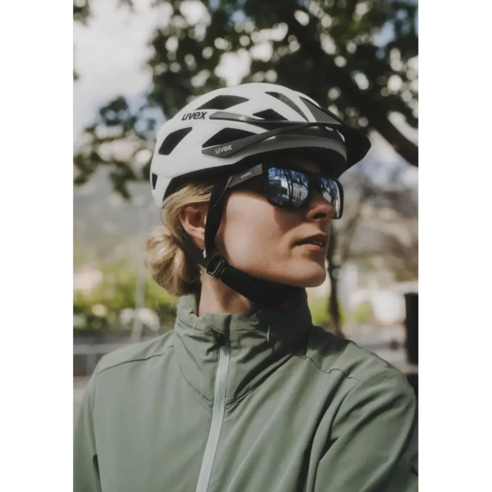 Uvex poise Zonnebril - black matt/mirror silver