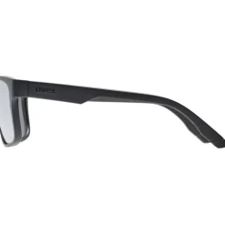 Uvex poise Zonnebril - black matt/mirror silver