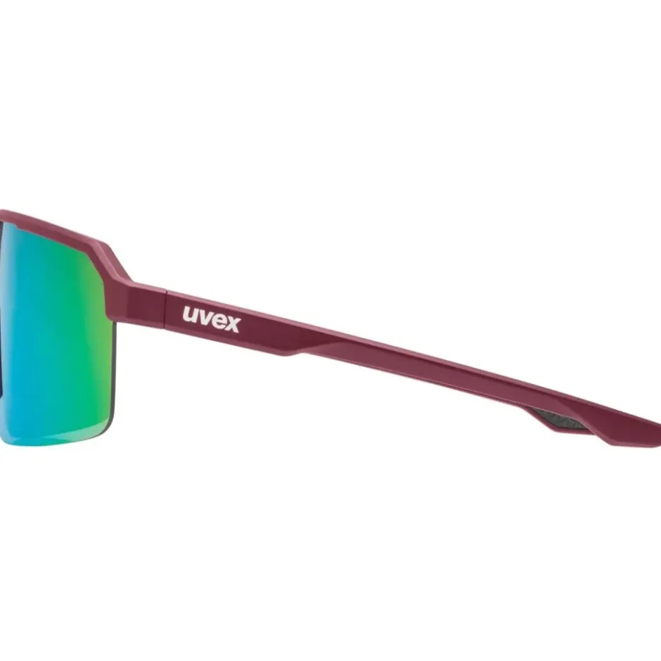 Alpine & Skibrillen < Uvex ramp Fietsbril - burgundy matt/mirror rose