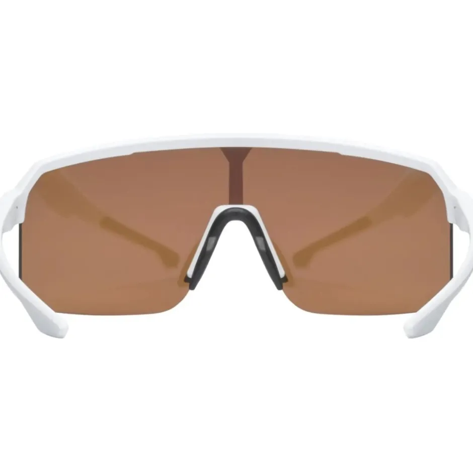 Alpine & Skibrillen < Uvex ramp Fietsbril - white matt/mirror gold