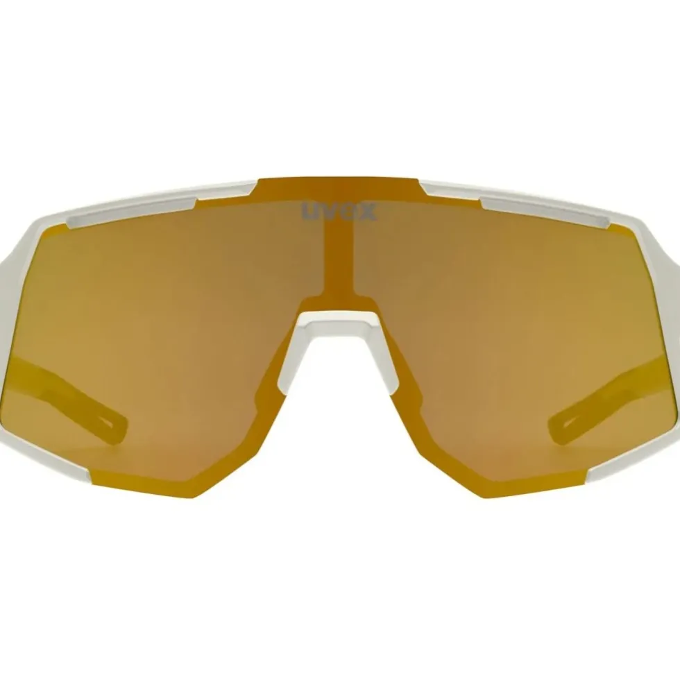 Uvex sequenze Fietsbril - grey matt/mirror gold