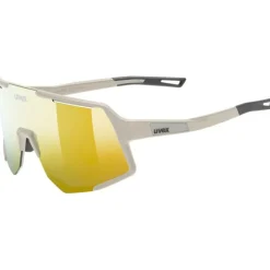 Uvex sequenze Fietsbril - grey matt/mirror gold