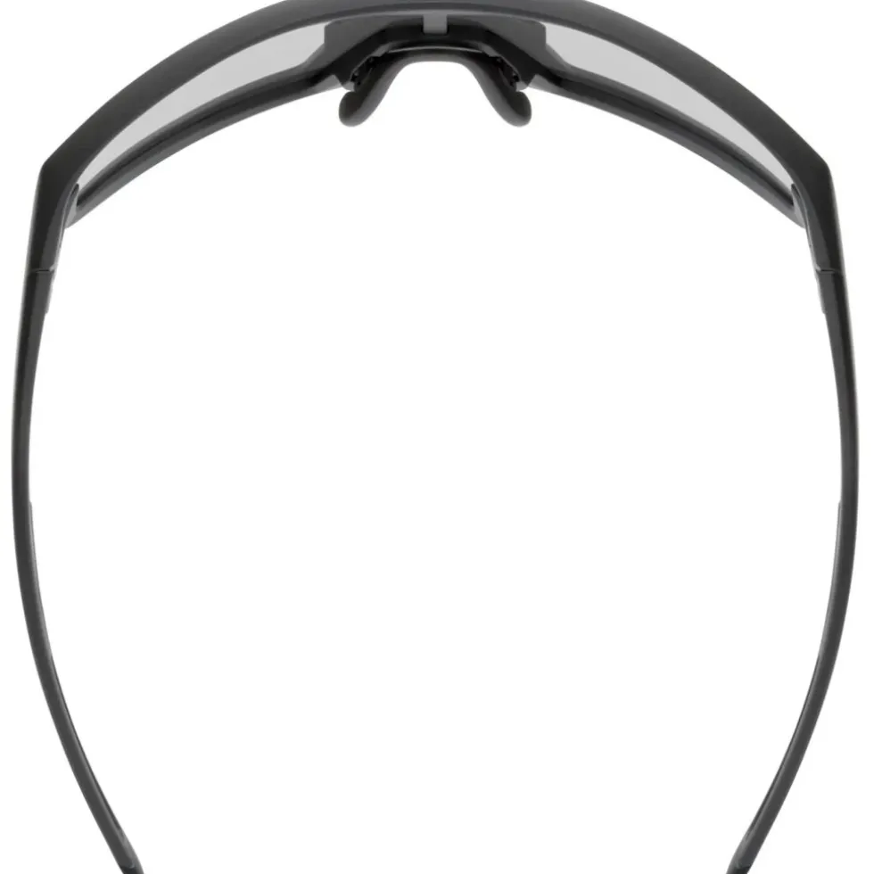 Uvex skyryse Fietsbril - black matt/mirror silver