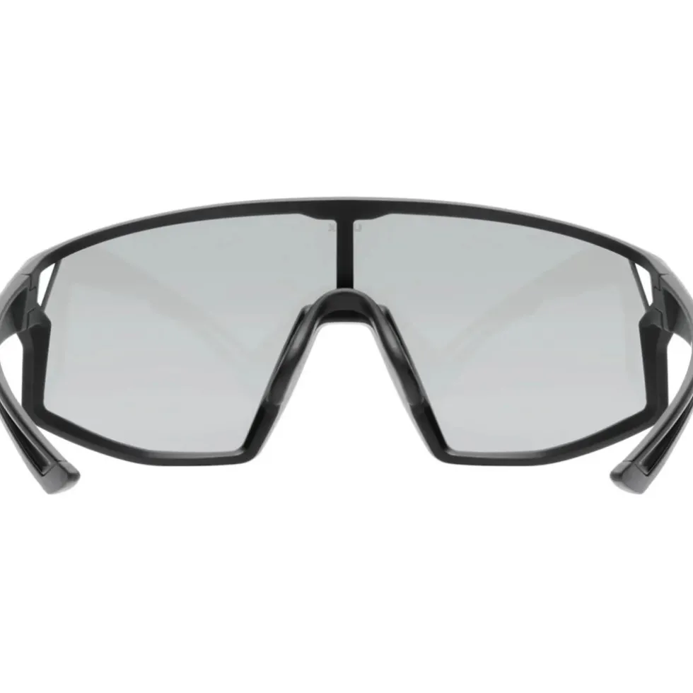 Uvex skyryse Fietsbril - black matt/mirror silver