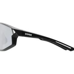 Uvex skyryse Fietsbril - black matt/mirror silver